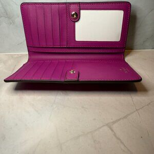 Kate Spade New York Schuyler Large Slim Bifold Wallet - Baja Rose